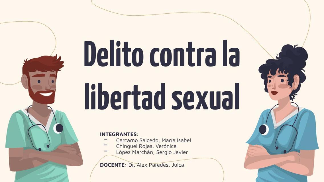 Delito contra la libertad sexual