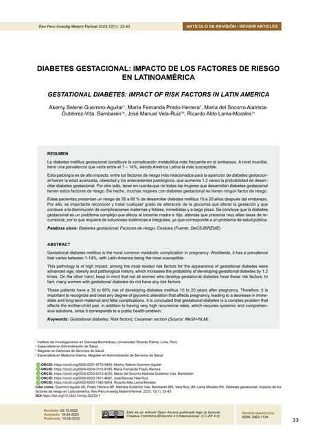 Diabetes gestacional