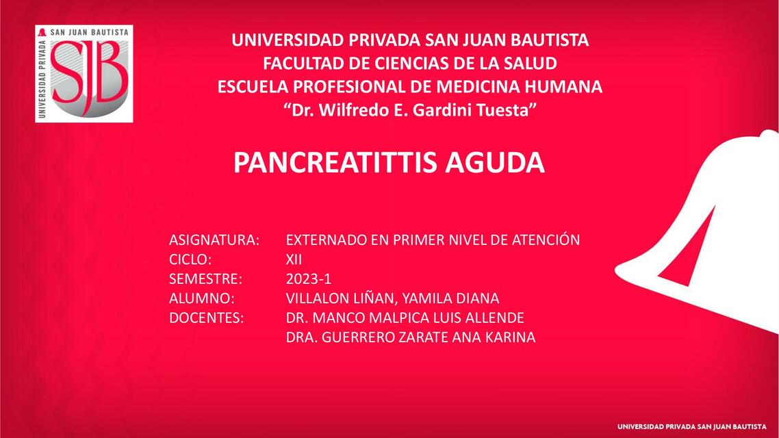 Expo Externado Pancreatitis