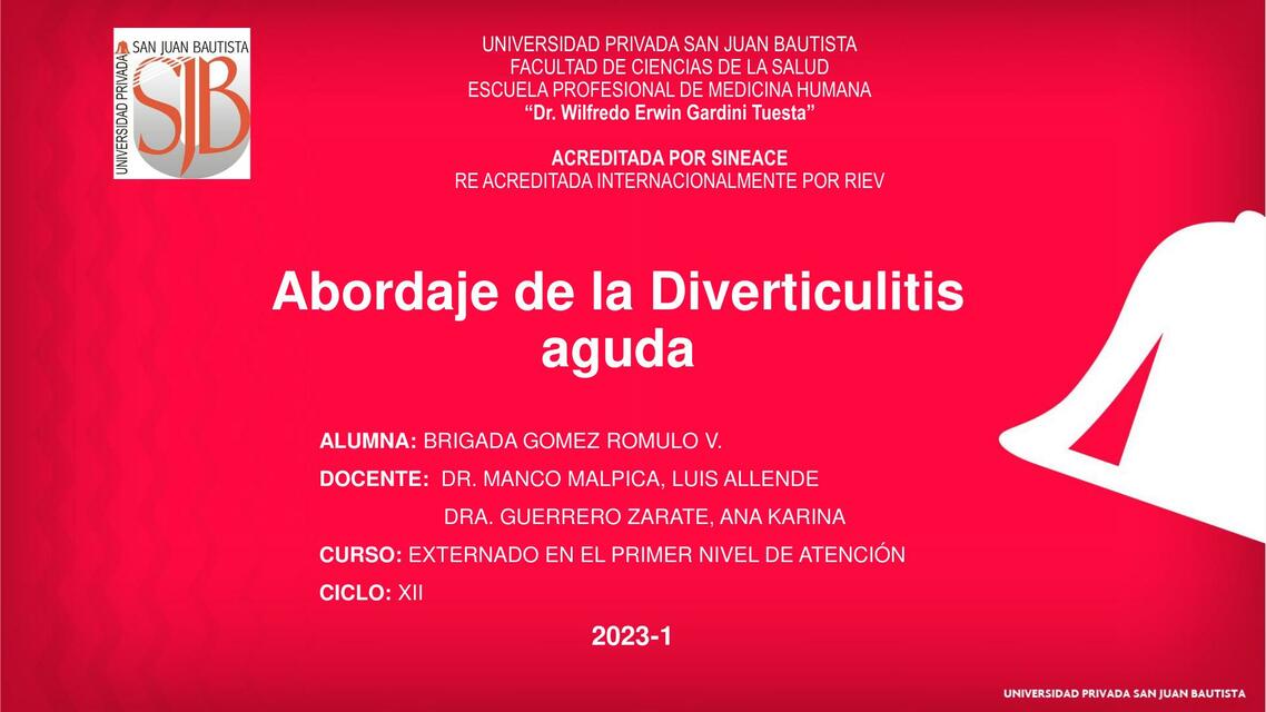 Abordaje de la diverticulitis aguda 