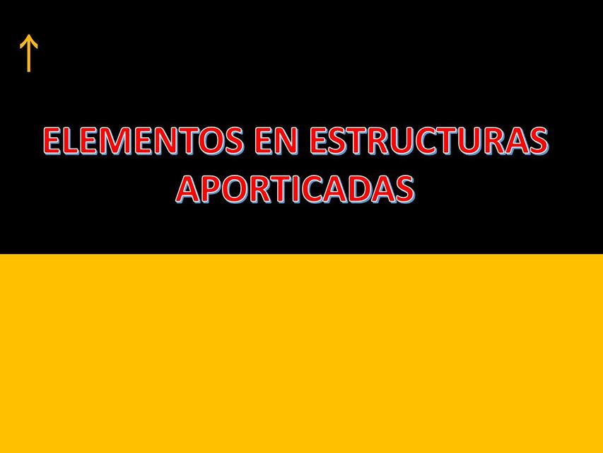 Elementos en Estructuras Aporticadas 