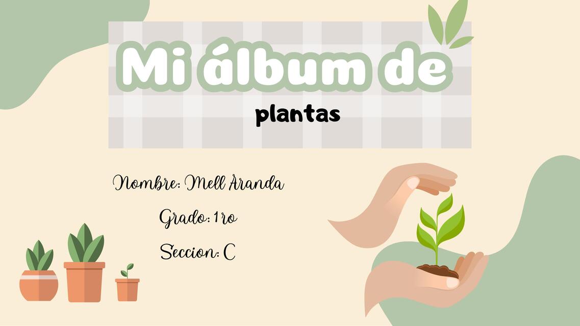 Mi álbum de plantas 