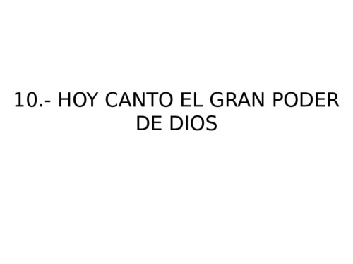 Canción Religiosa 