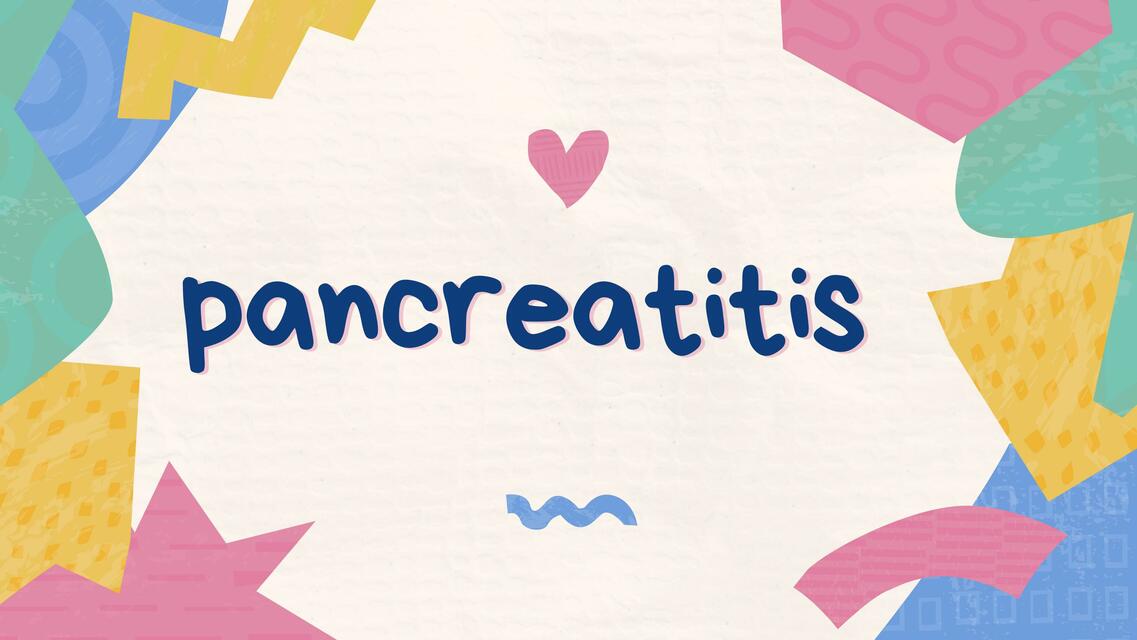 Pancreatitis