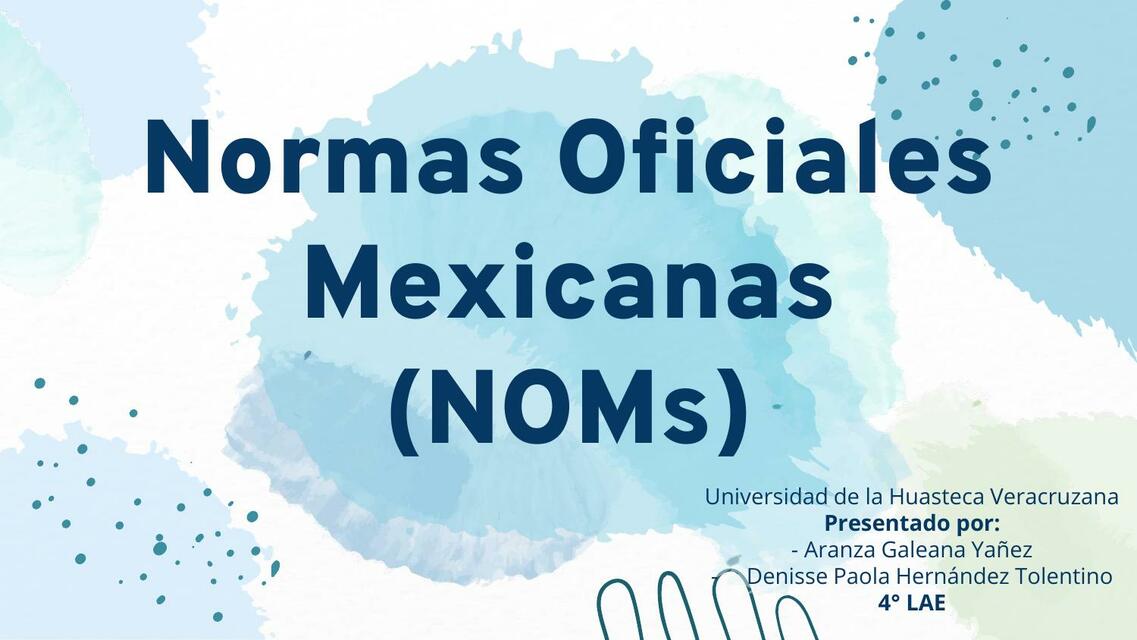 Normas Oficiales Mexicanas