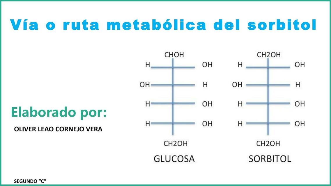 Vía o ruta metabólica del sorbitol