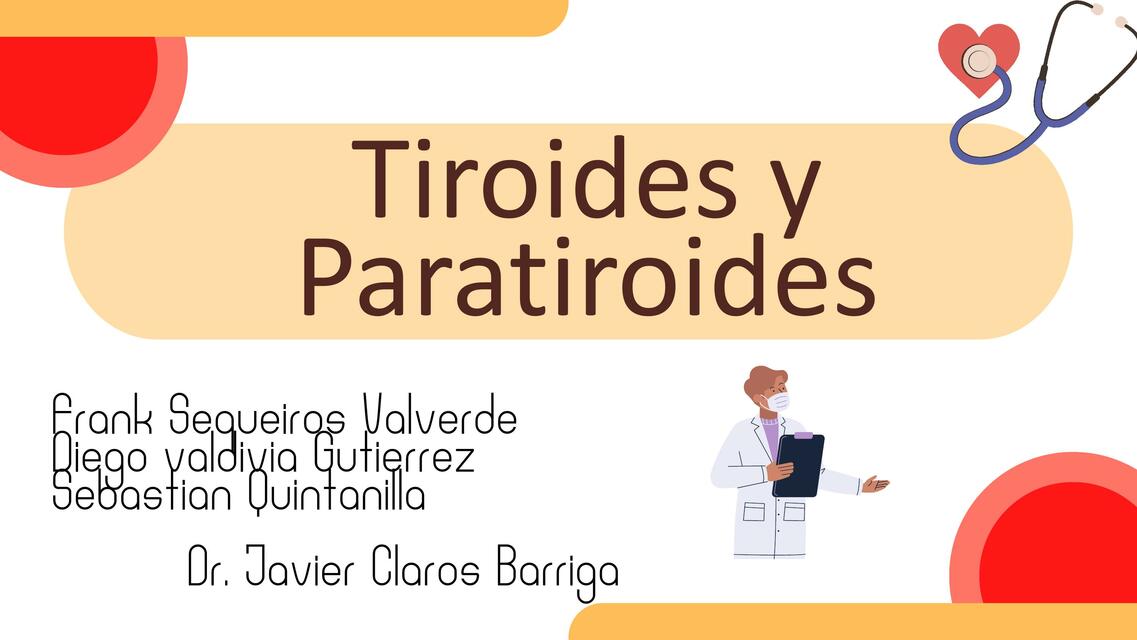 Tiroides y Paratiroides