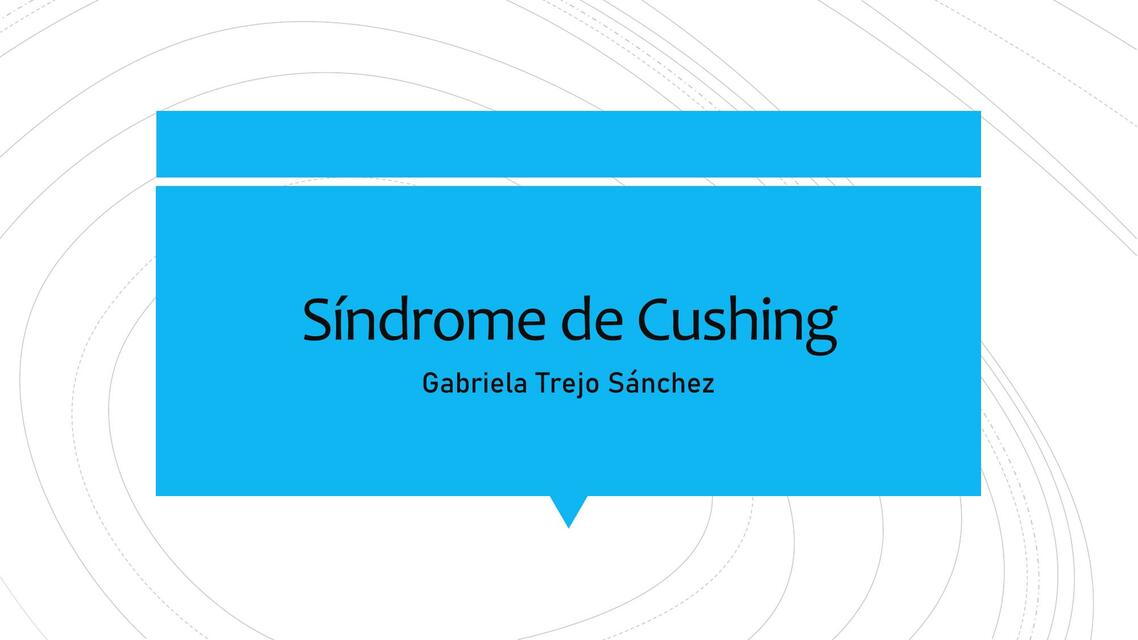 Síndrome de Cushing