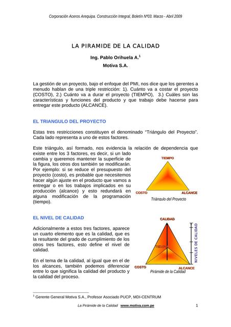 LaPiramide Calidad