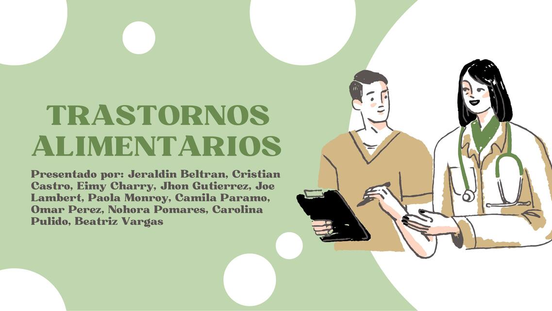 Trastornos Alimenticios en pediatria