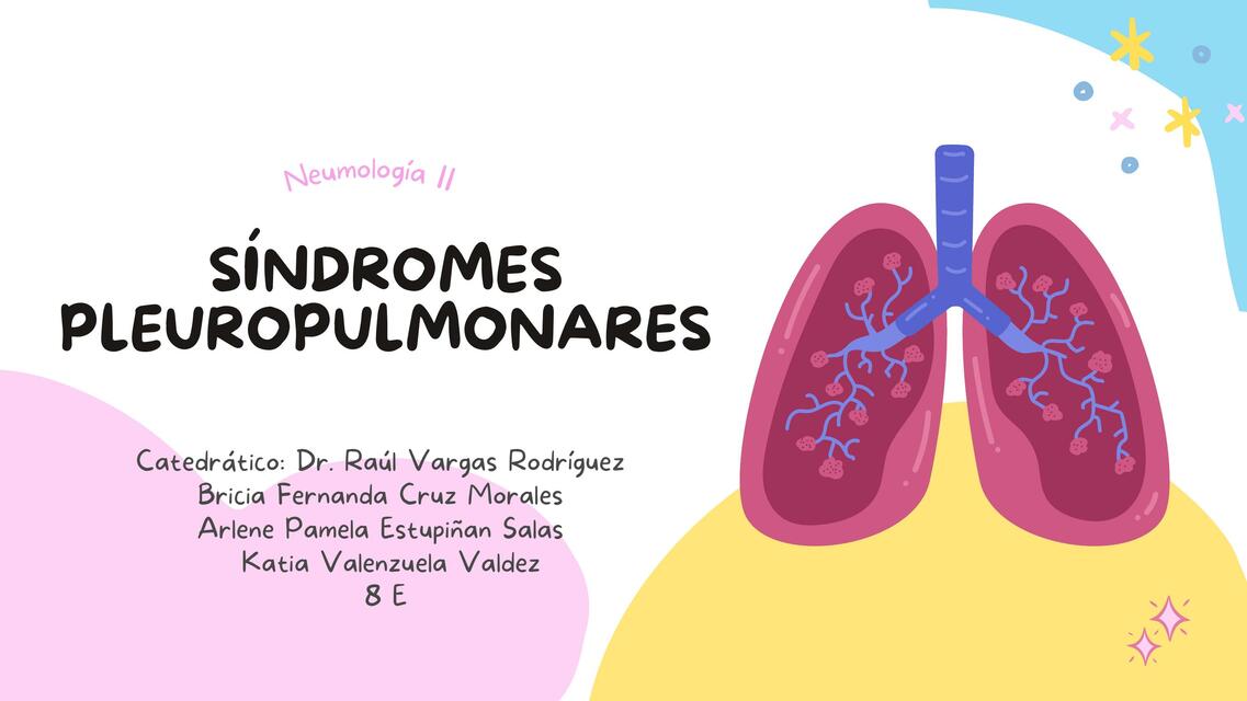 Síndromes Pleuropulmonares