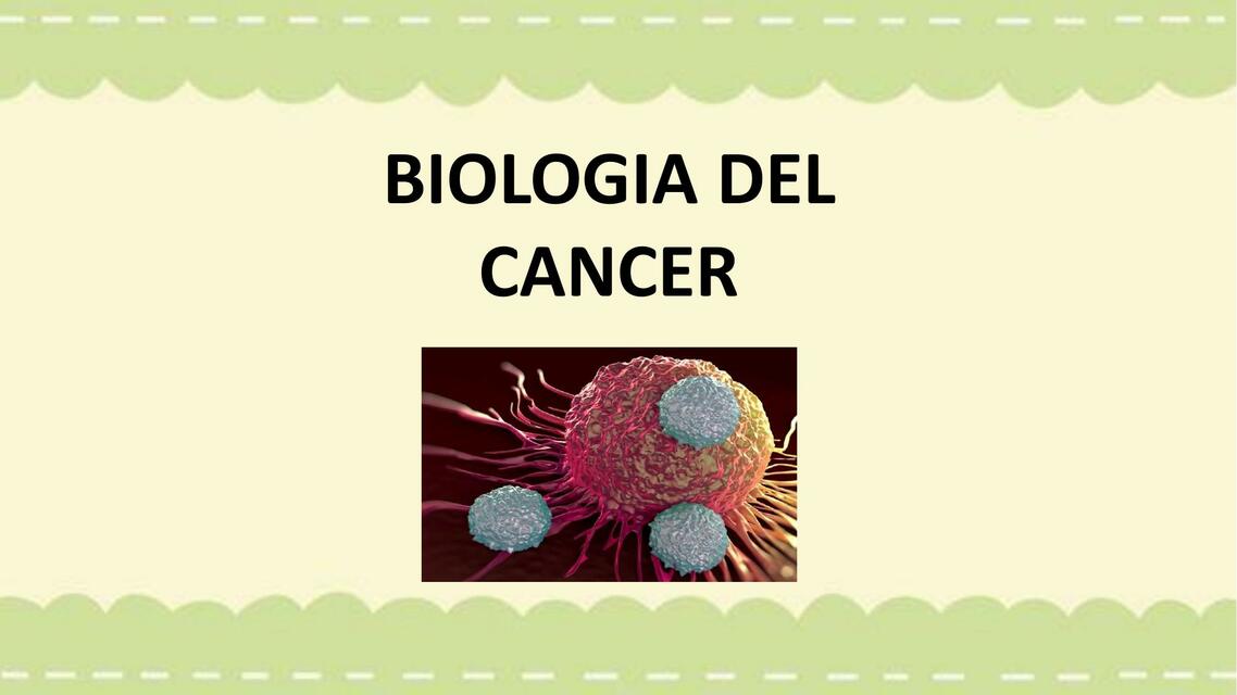 Biologia del cancer