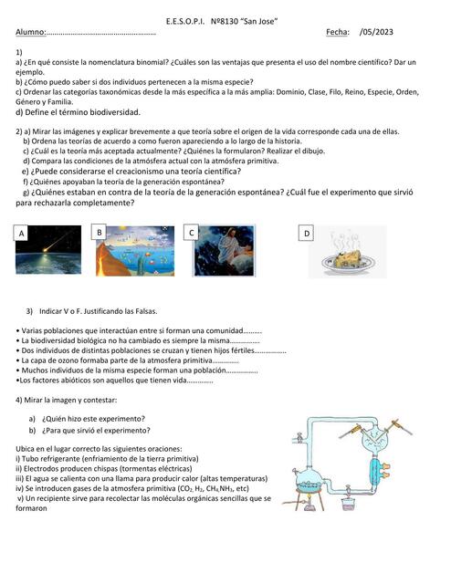 Preguntas de Biología 