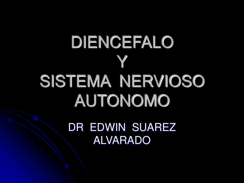 Diencéfalo y sistema nervioso autónomo