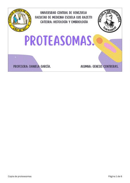 SEMINARIO PROTEASOMA