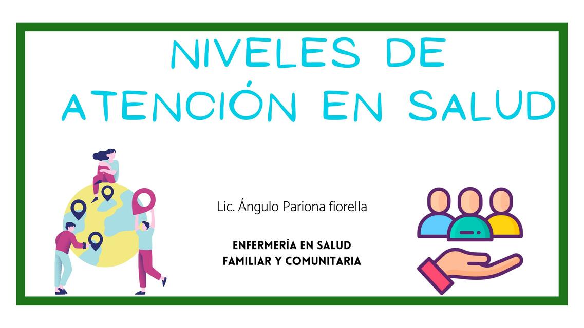 Niveles de atención en salud 