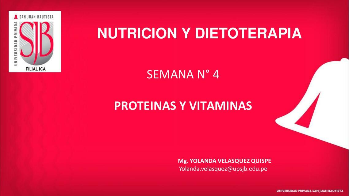 Proteinas y Vitaminas