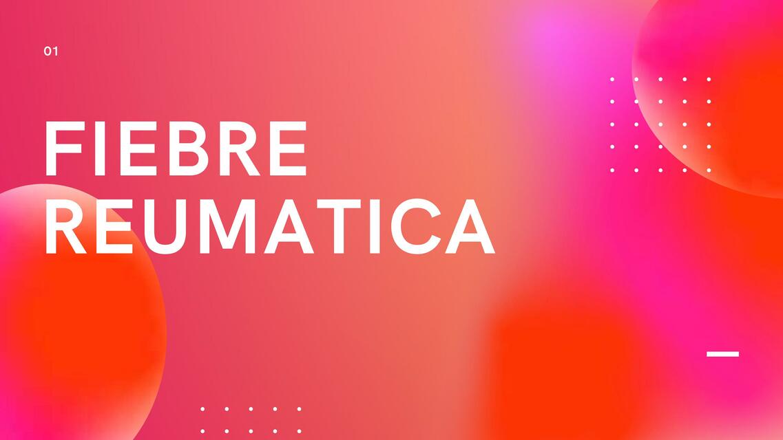 Fiebre reumática