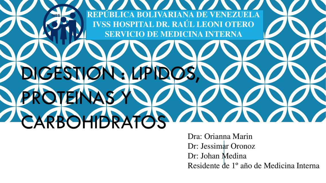 Digestión, lípidos proteínas y carbohidratos