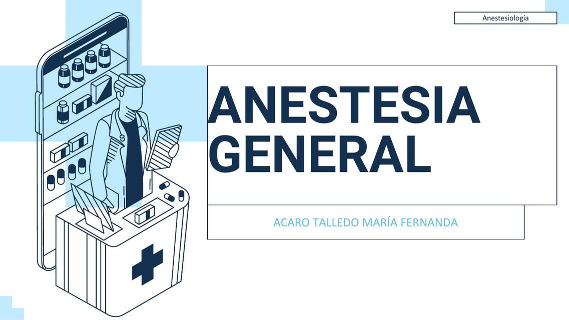 Anestesia general