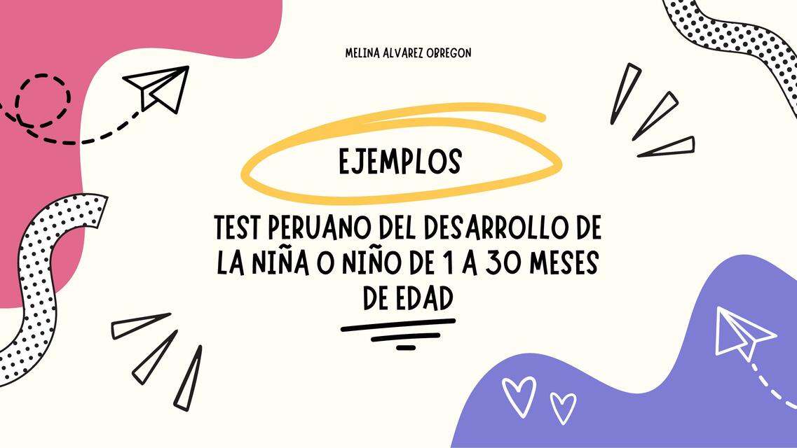 Test peruano del desarrollo