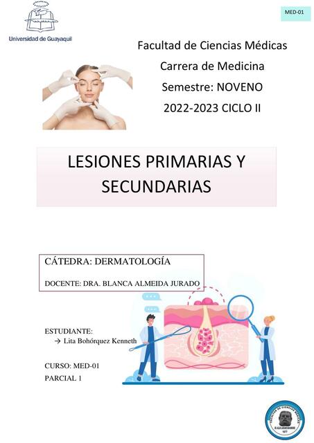 Lesiones Primarias y Secundarias Kenneth Lita Boho