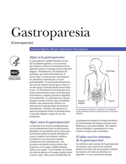 Gastroparesia 