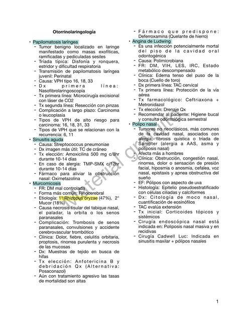 Otorrinolaringología