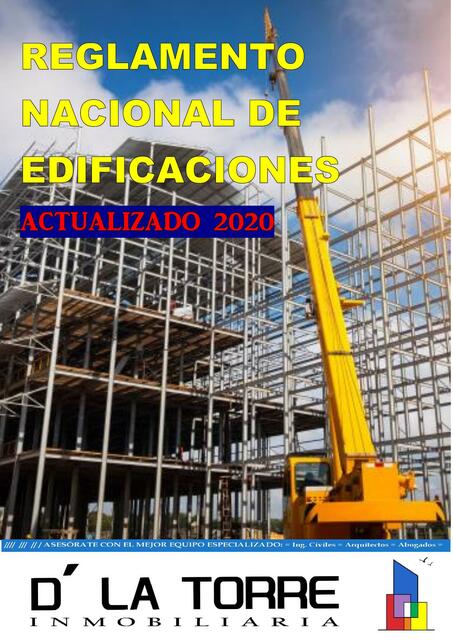 Reglamento Nacional de Edificaciones