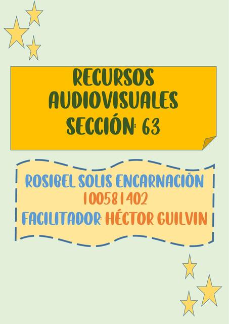 Recursos audiovisuales sección: 63 