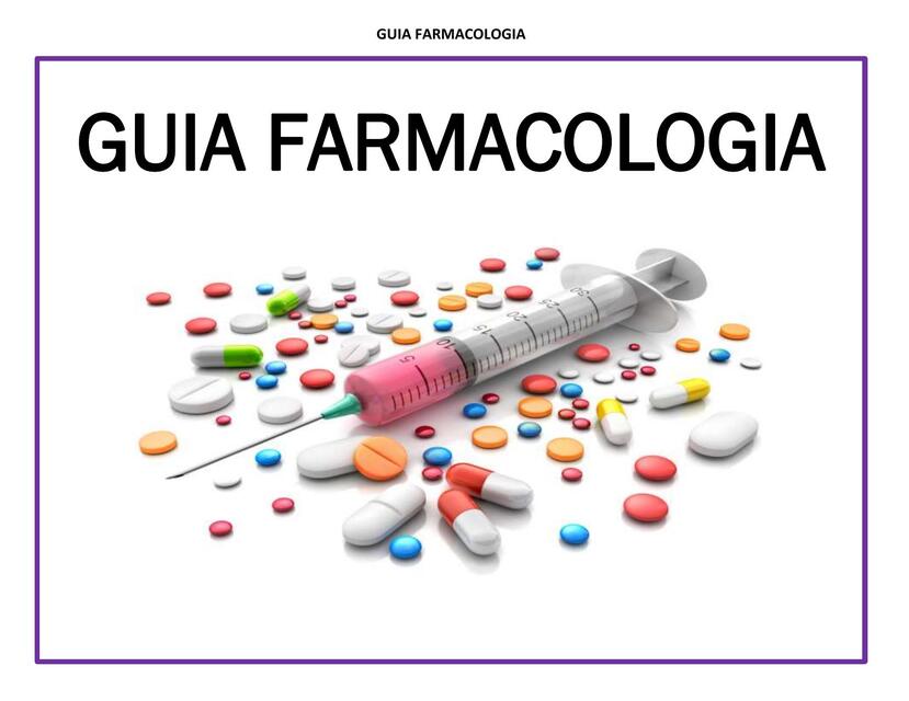 Guía farmacología 