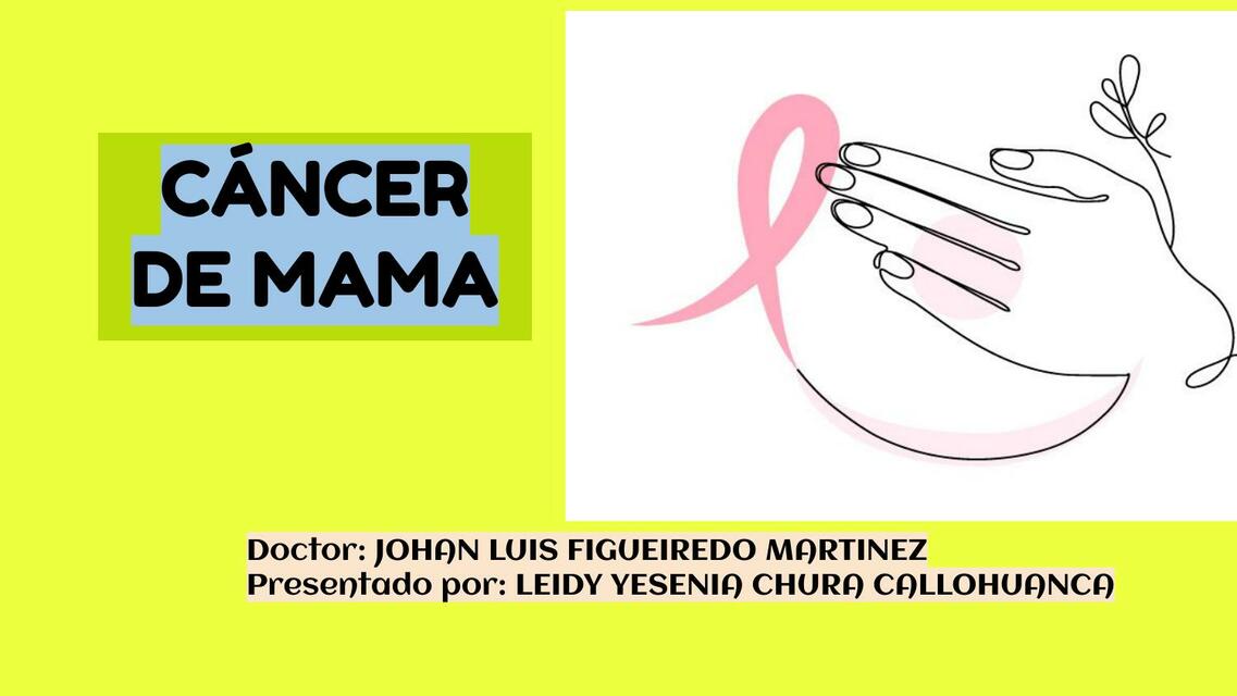 Cáncer de mama 