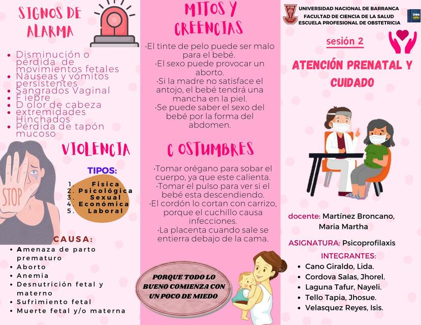 atencion prenatal y cuidados