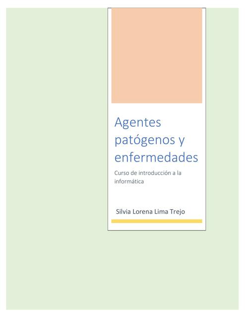 Agentes patógenos y enfermedades