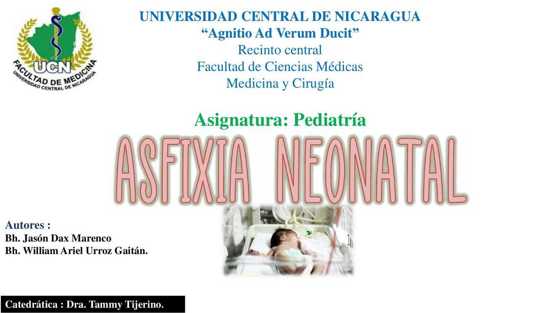 Asfixia Neonatal 