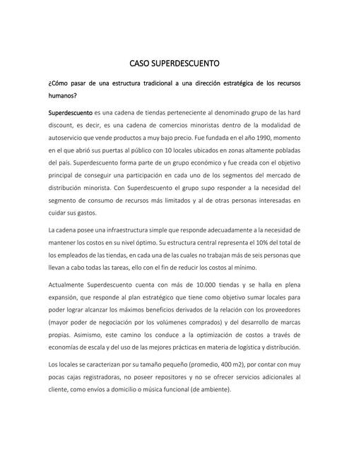 2 CASO SUPERDESCUENTO