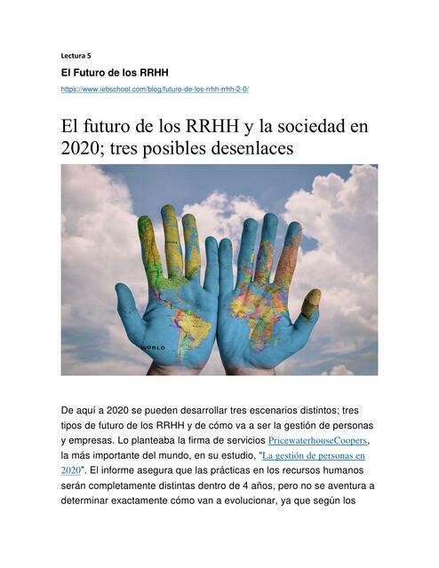 El Futuro de los RRHH 