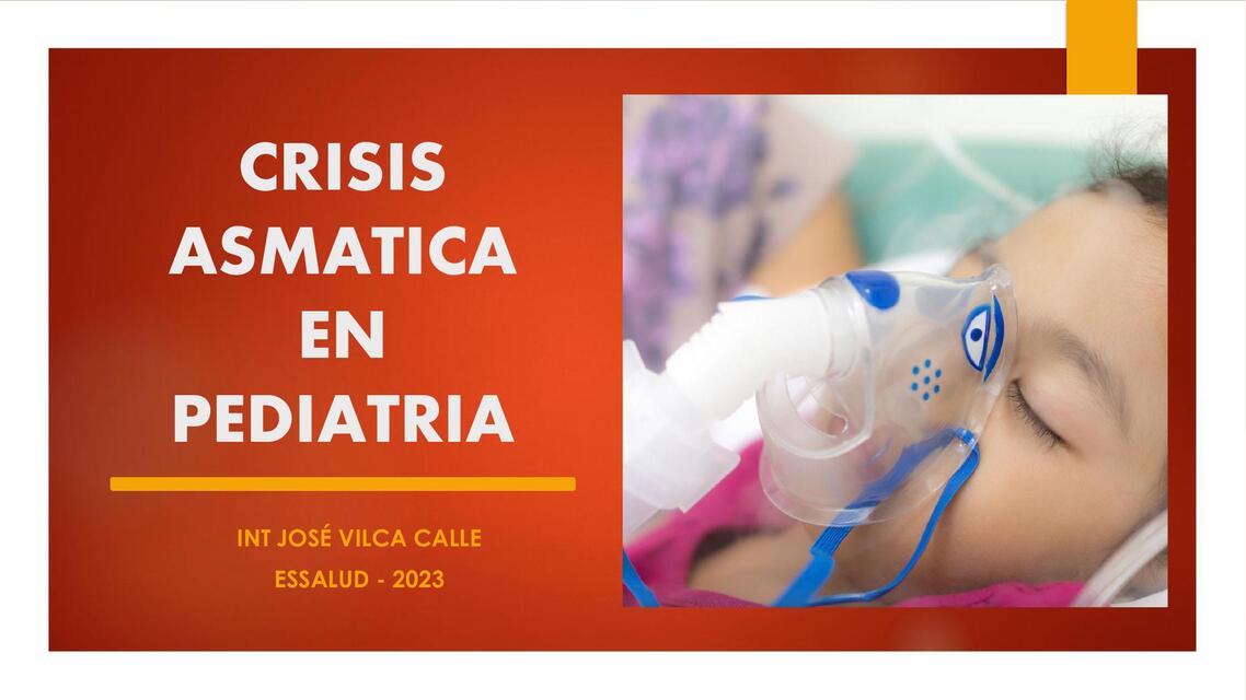 Crisis asmatica en pediatria 