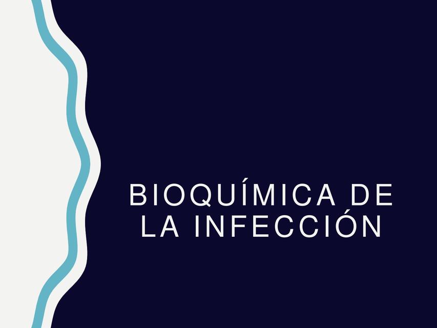 BIOQUÍMICA DE LA INFECCIÓN FARMACOLOGÍA 