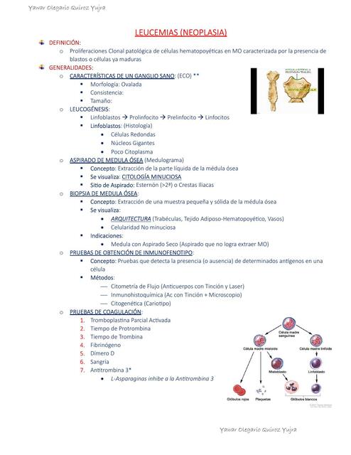 Leucemias Generalidades