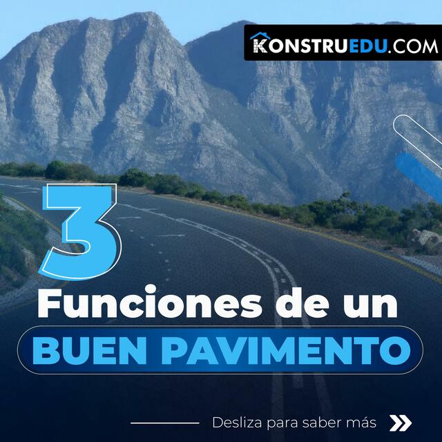 Funciones de un buen Pavimento