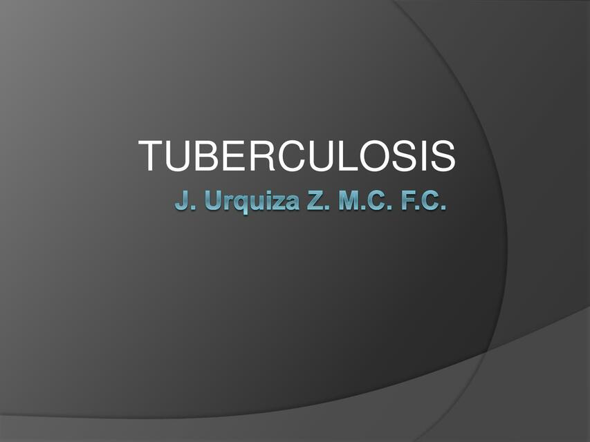 Tuberculosis 