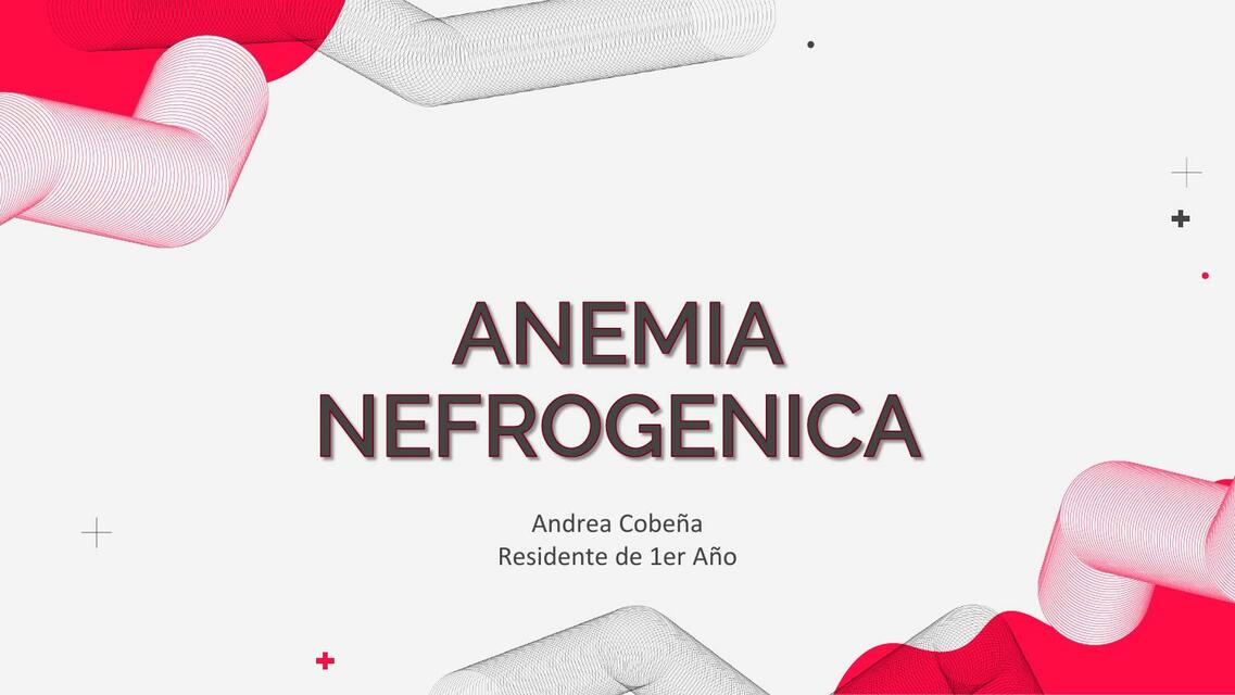 Anemia nefrogénica 