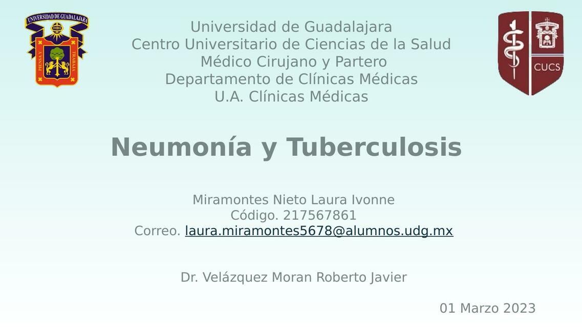 Neumonía y TB