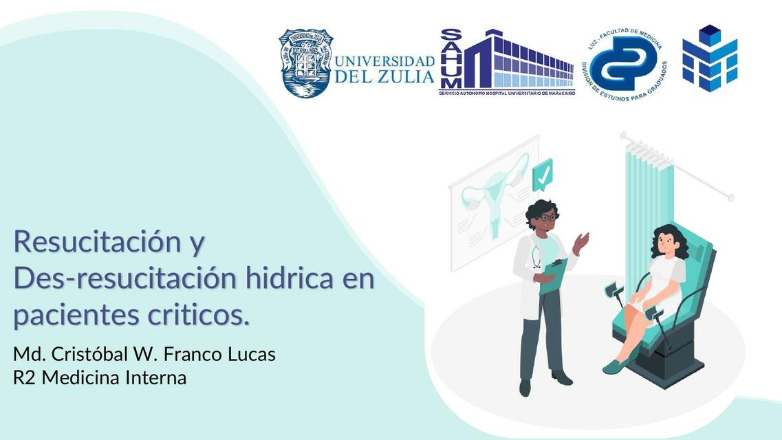 Resucitacion y desresucitacion hidrica UCI