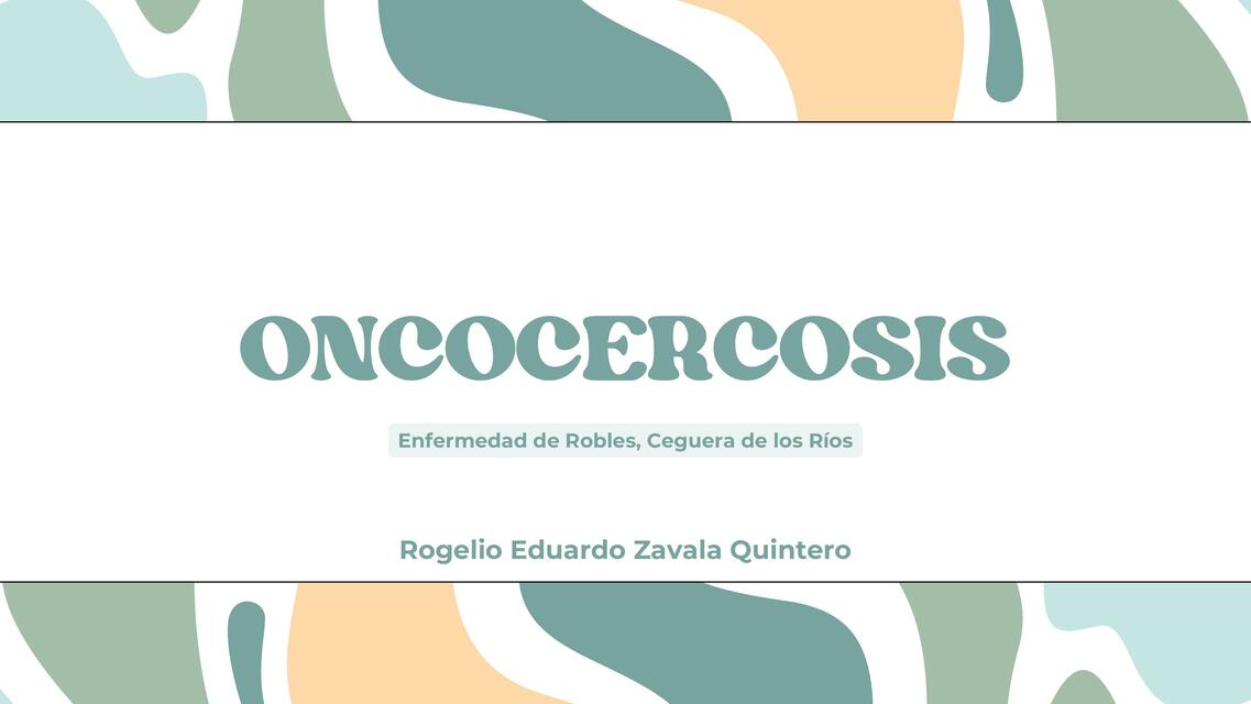 Oncocercosis