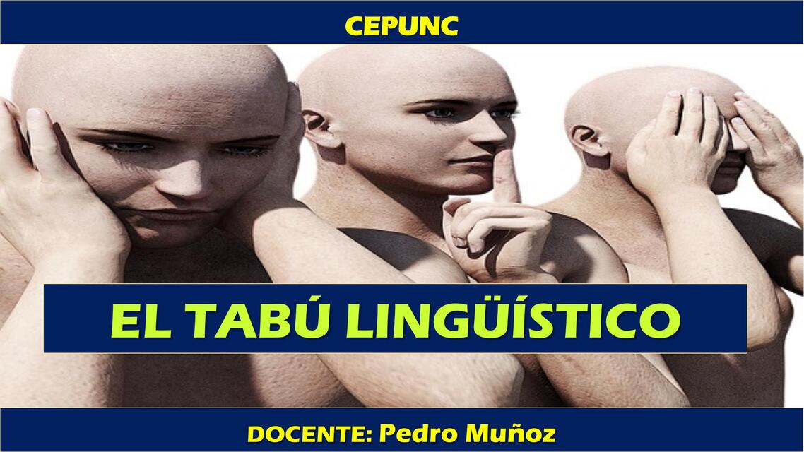 El tabú lingüístico