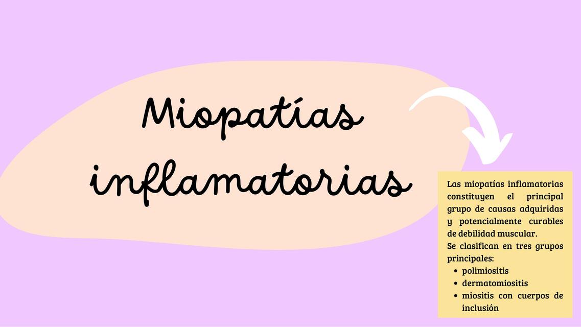 Miopatías inflamatorias