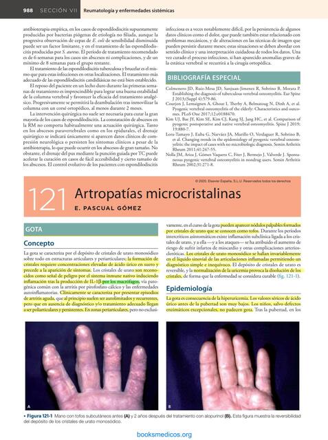 Reumatología y enfermedades sistémicas 