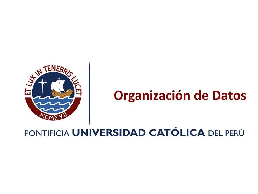 Organización de Datos